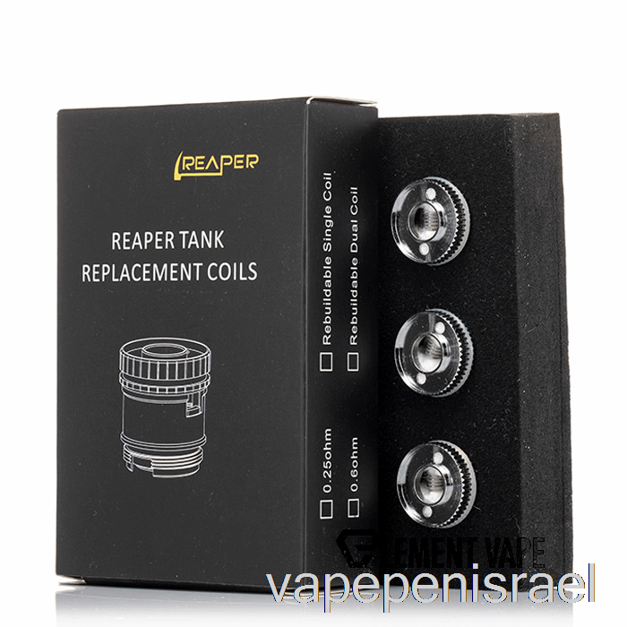 סלילי החלפת Vape ישראל Ijoy Reaper 0.6ohm סלילי ריפר